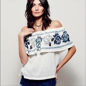 Free People ‘To The Left” Off The Shoulder Top